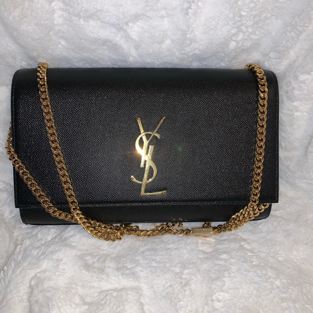 New❤️ YSL Kate Medium Bag, black leather